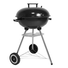 Manqal Kugelgrill Lifestyle 17inch Charcoal Kettle BBQ Grill, qara, 75х45.5 sm