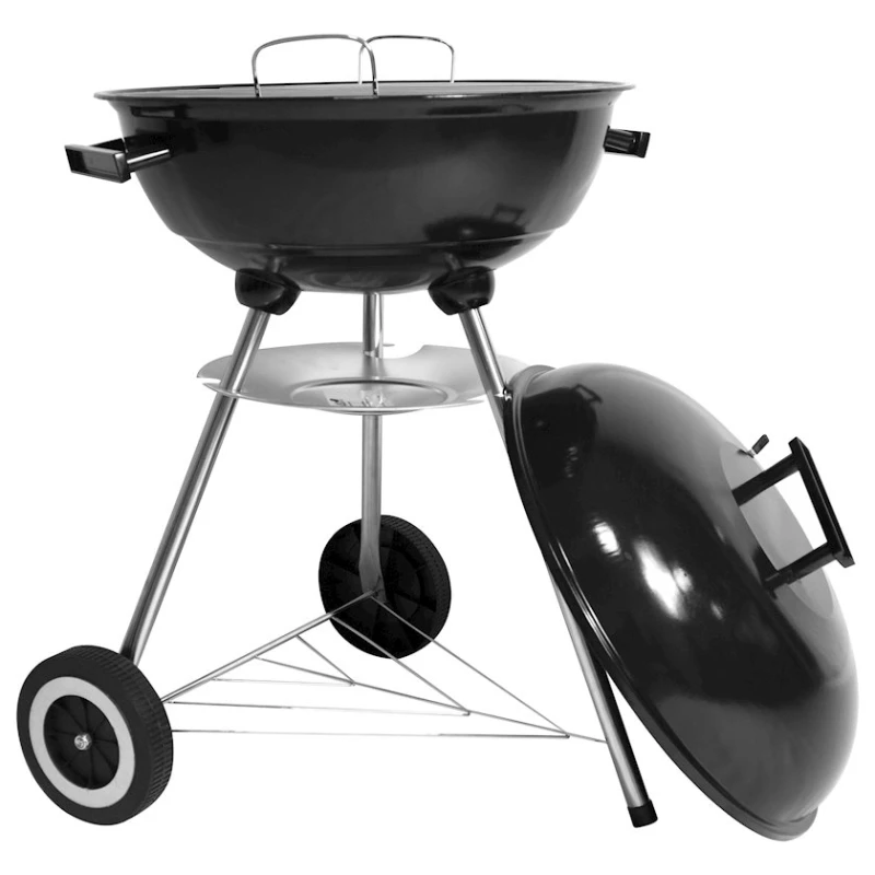 Мангал Kugelgrill Lifestyle 17inch Charcoal Kettle BBQ Grill, черный, 75х45.5 см