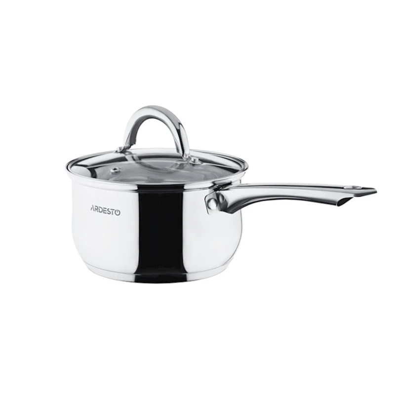 Набор посуды Ardesto Gemini Gourmet, 8 предметов, нержавеющая сталь/стекло, серебристый Набор посуды Ardesto Gemini Gourmet, 8 предметов, нержавеющая сталь/стекло, серебристый