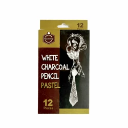 Набор карандашей Berlingo Crayon Charcoal Blanc Pastel White, 12 шт Набор карандашей Berlingo Crayon Charcoal Blanc Pastel White, 12 шт
