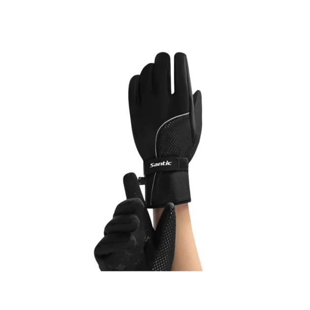 Велоперчатки Santic Talo W3P164H, черные, полиэстер, размер L