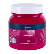Akril boyalar Ладога, karmin, N 319, 220 ml