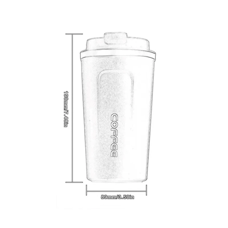 Termo fincan, yaşıl, 510 ml