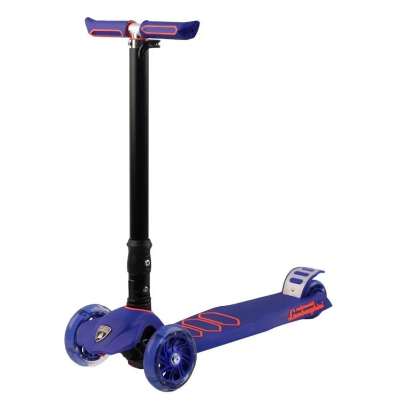 Skuter Lamborghini, işıqlı, qatlanan, 2-4 yaş, göy