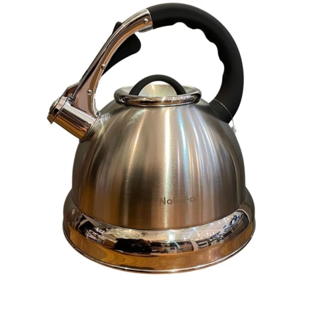 Чайник Natura NA-RA-002, нержавеющая сталь, серебристый, 4.5 л