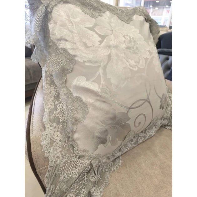 Наволочка MiraNova LQ-110, белая, 70х70 см