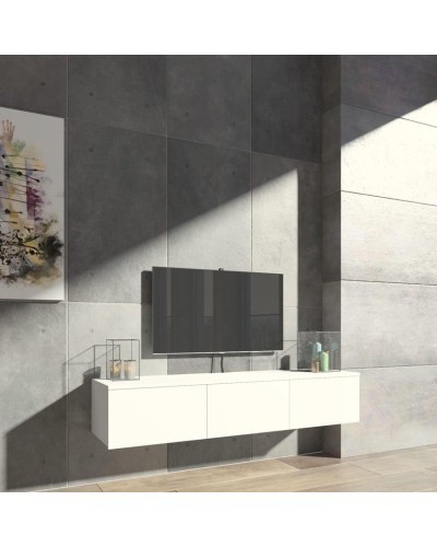 TV üçün tumba ev_12116159, laminat, ağ, 180x35x35 sm