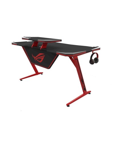 Oyun masası 140x75x75 sm, qara/qırmızı