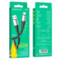 Кабель Borofone BX88 USB to Type-C 60W, Black