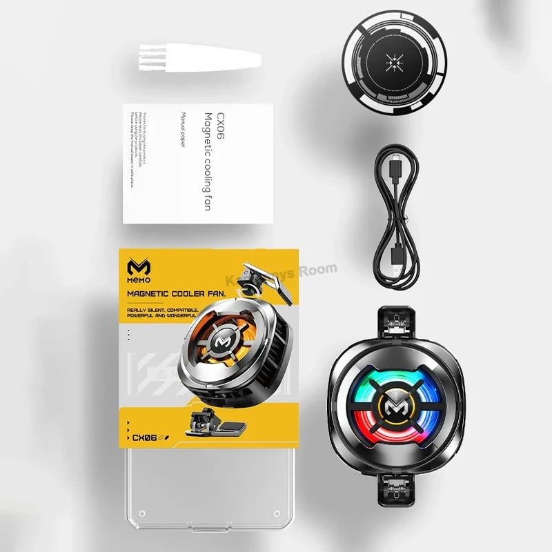 Магнитный вентилятор охлаждения для телефона универсальный Memo CX06 Магнитный вентилятор охлаждения для телефона универсальный Memo CX06