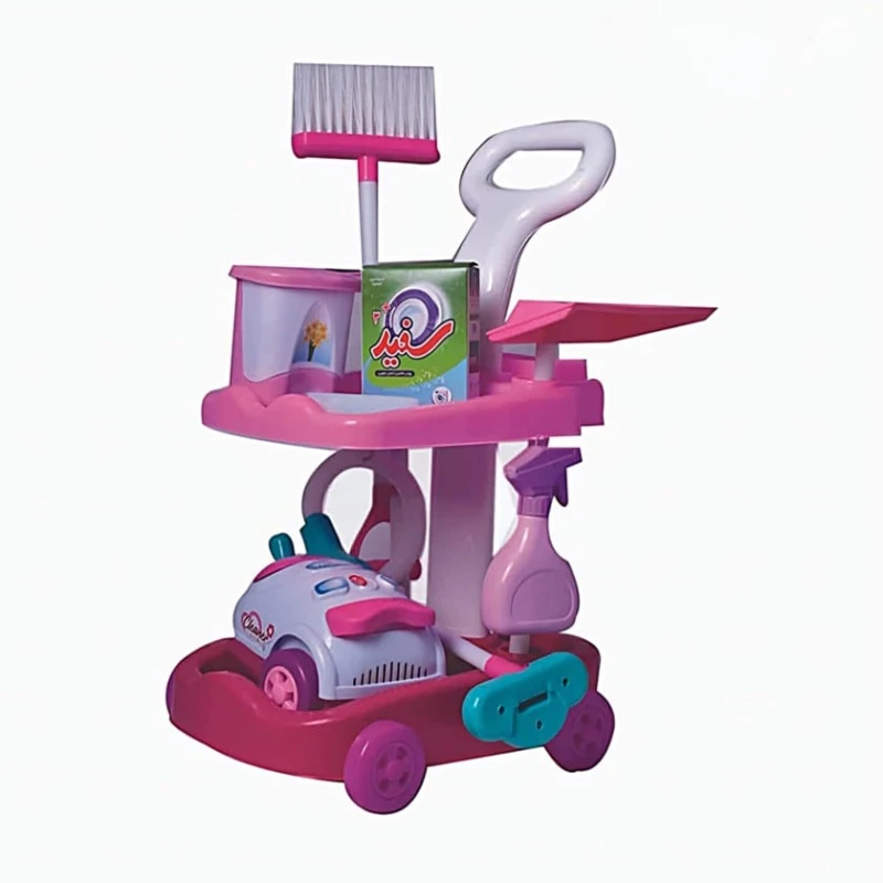 Oyuncaq tozsoran ilə dəst Kadusi_0078, çəhrayı