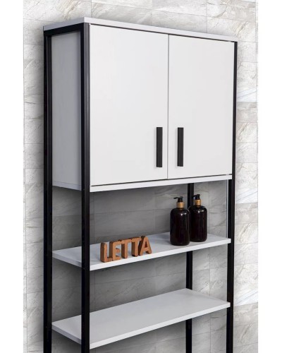 Etajerka 24x68x192 sm, LDSP, ağ