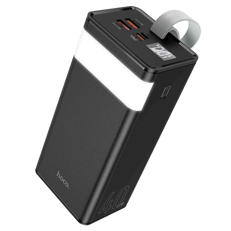 Внешний аккумулятор Hoco J86 Powermaster 40000 mAh, Black Внешний аккумулятор Hoco J86 Powermaster 40000 mAh, Black