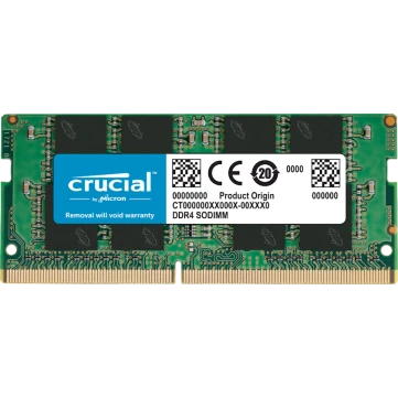 Operativ yaddaş Crucial 8GB DDR4 3200 MHz PC4-25600 SODIMM (CT8G4SFS632A)