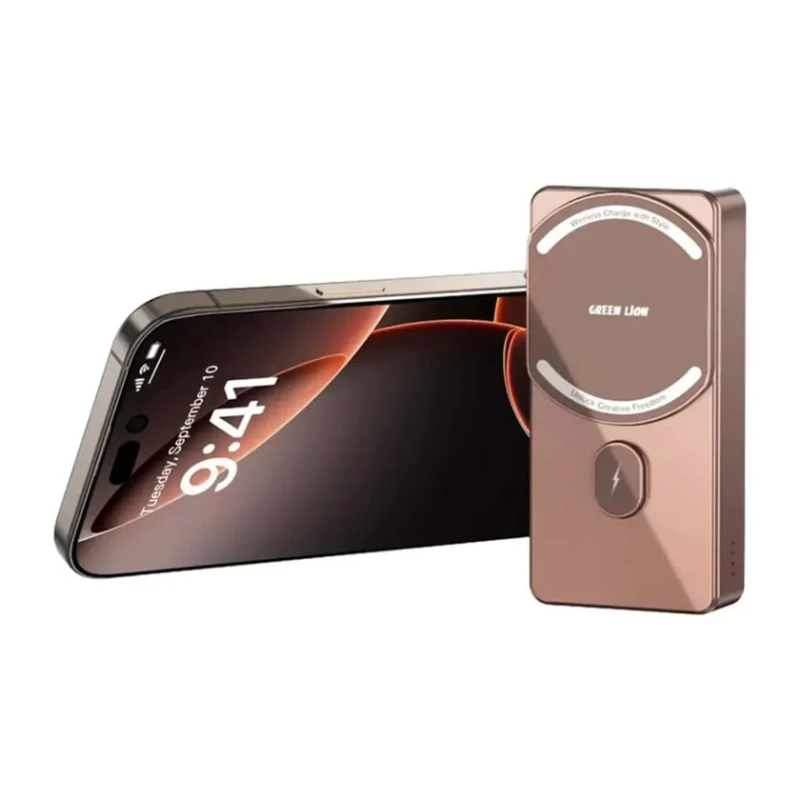 Внешний аккумулятор Green Lion Milton 10000 mAh Gold Внешний аккумулятор Green Lion Milton 10000 mAh Gold