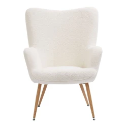 Кресло JYSK Hundested, 72x98x80 см, белое Кресло JYSK Hundested, 72x98x80 см, белое