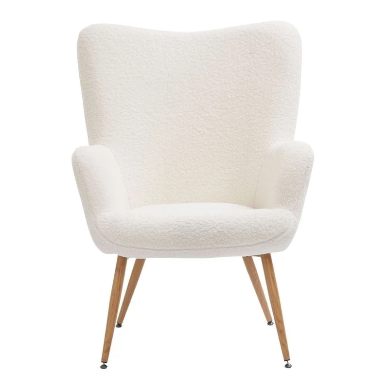 Кресло JYSK Hundested, 72x98x80 см, белое Кресло JYSK Hundested, 72x98x80 см, белое