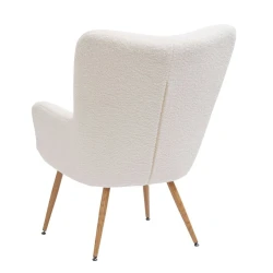 Кресло JYSK Hundested, 72x98x80 см, белое Кресло JYSK Hundested, 72x98x80 см, белое