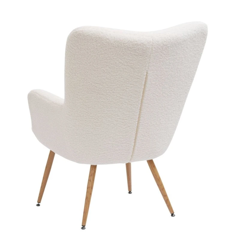 Кресло JYSK Hundested, 72x98x80 см, белое Кресло JYSK Hundested, 72x98x80 см, белое