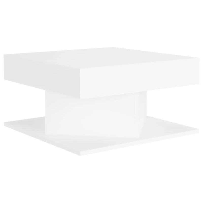 Журнальный стол Art_77, ламинат, белый, 30х57х57 см