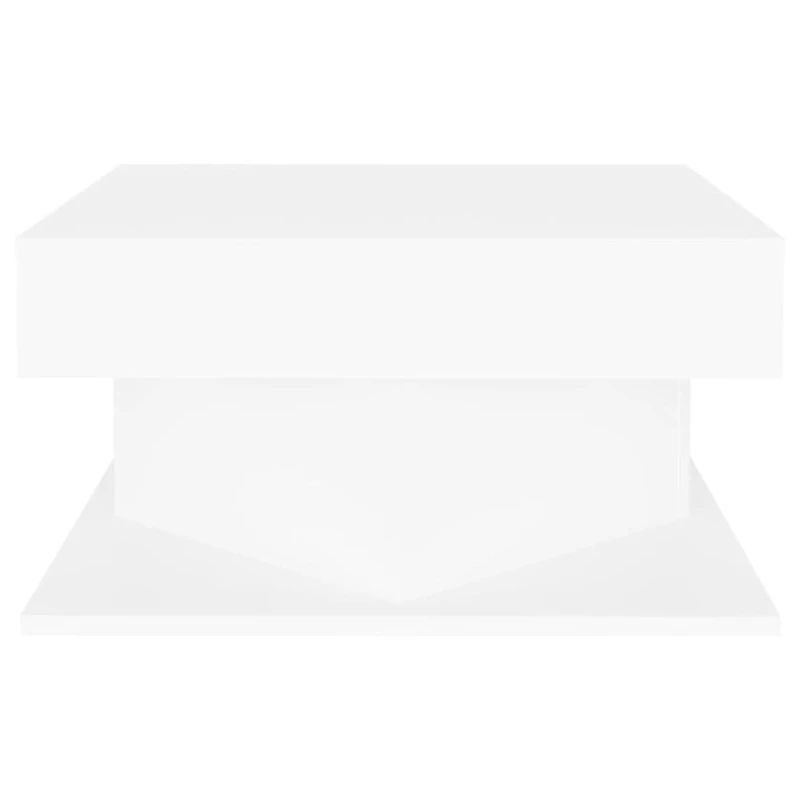 Журнальный стол Art_77, ламинат, белый, 30х57х57 см