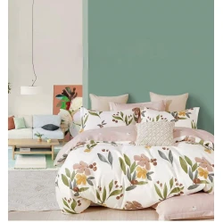 Yataq dəsti Zarina Home SHA-00003246, avro, rəngbərəng, ranfors, yorğan üzü 200x230 sm, mələfə 250x250 sm, yastıq üzü 50х70 sm/2 əd