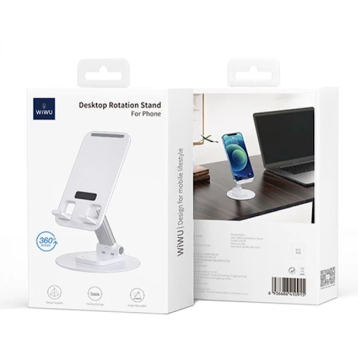 Настольный держатель Wiwu ZM109 White Настольный держатель Wiwu ZM109 White