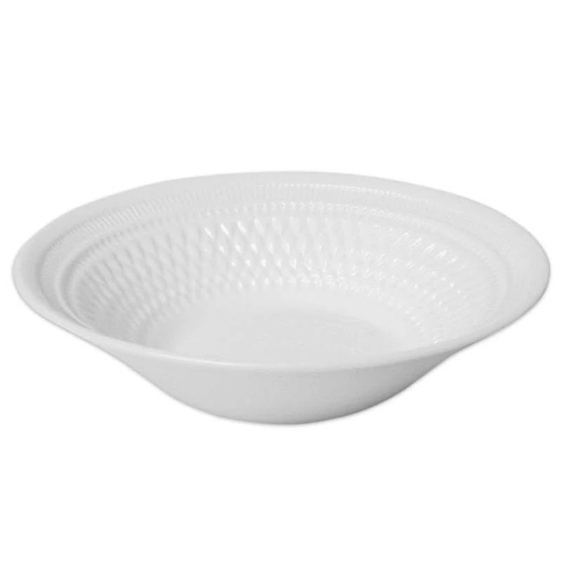 Salat qabı Porcelaire SF-219, dairəvi, bərkidilmiş şüşə, ağ, 18 sm