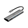 USB HUB Хаб Wiwu Alpha A531H 5 in 1 USB C Grey USB HUB Хаб Wiwu Alpha A531H 5 in 1 USB C Grey