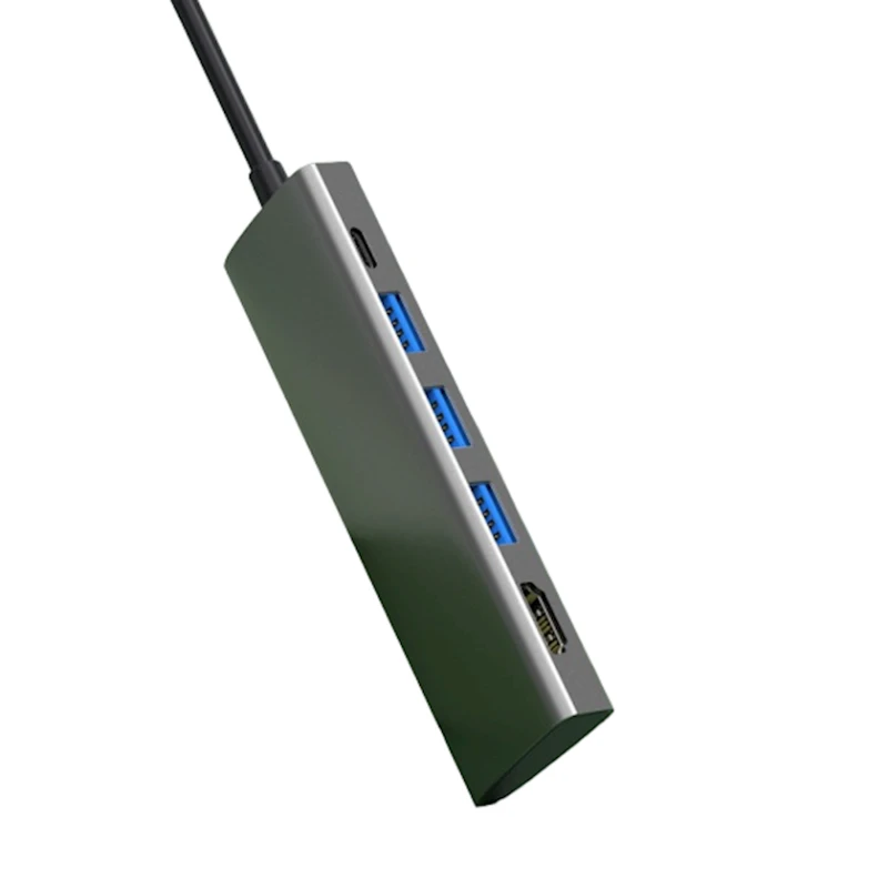 USB HUB Хаб Wiwu Alpha A531H 5 in 1 USB C Grey USB HUB Хаб Wiwu Alpha A531H 5 in 1 USB C Grey