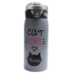 Термос H-BW-1240, 350 мл, серый