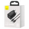 Сетевое зарядное устройство Baseus Super Si Quick Charger Type-C to Type-C 25W 1M TZCCSUP-L01 Black Сетевое зарядное устройство Baseus Super Si Quick Charger Type-C to Type-C 25W 1M TZCCSUP-L01 Black