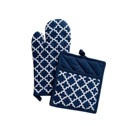 Набор кухонных перчаток Parrotias, 2 шт, белый/синий