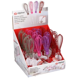 Венчик Alpina, 27 см, силикон, товар в ассортименте