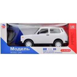 Radio ilə idarə olunan maşın Niva 4x4, 1:12, ağ, 3+ yaş