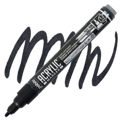 Маркер Pebeo Acrylic Marker, акриловый, Black, 1.2мм