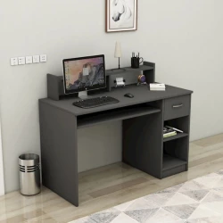 Письменный стол Eslem, серый, 44x120x73.8/94см Письменный стол Eslem, серый, 44x120x73.8/94см