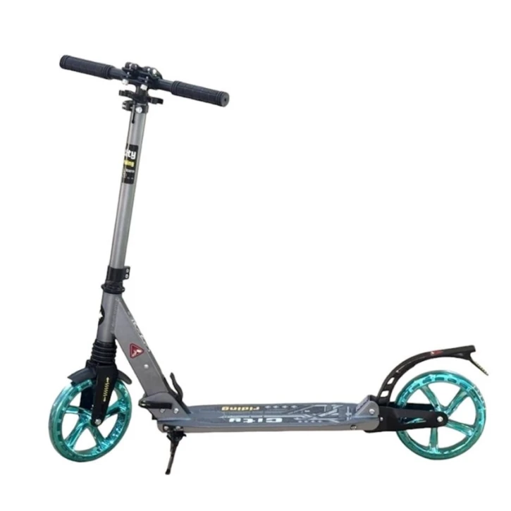 Детский самокат BB-566, серый