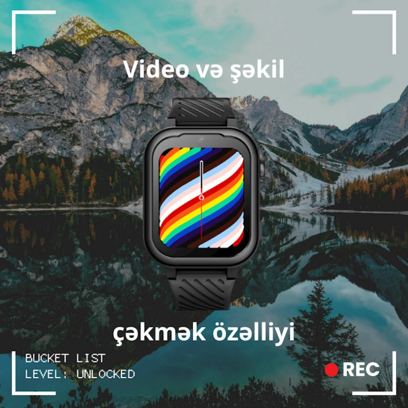 Детские смарт-часы Wonlex KT15 Pro Black c Whatsapp