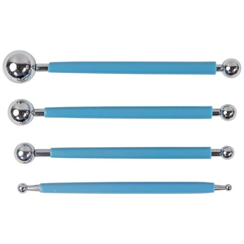 Набор инструментов для скульптуры D.K.Art&Craft, 4 шт, двухсторонний, синий Набор инструментов для скульптуры D.K.Art&Craft, 4 шт, двухсторонний, синий