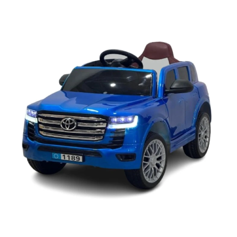 Детский электромобиль Land Cruiser 1189, синий, 2+ лет