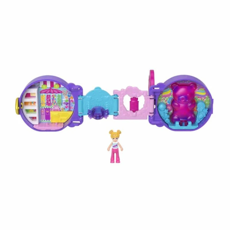 Игровой набор Polly Pocket On The Go Fun Purple HRD73, товар в ассортименте Игровой набор Polly Pocket On The Go Fun Purple HRD73, товар в ассортименте