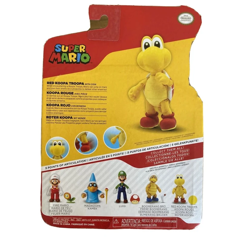 Фигурка Jakks Pacific Red Koopa Troopa, 10 см