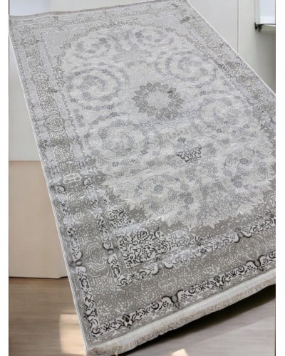 Xalça TB-0207, 160x230 sm, bambuk/ipək/kətan, rəngbərəng