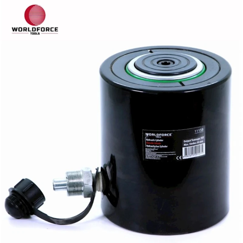 Гидравлический цилиндр Worldforce 11158, 50 тонн 50мм (700 bar)