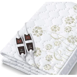 Электрическая простыня Beurer UB 66 XX, 3 температурных режима, 60 Вт, микрофлис, белый, 150x140 см