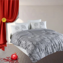 Yataq dəsti Narlı 001122, yorğan üzü 200x220 sm, mələfə 240x260 sm, yastıq üzü 50х70 sm (2 əd), ikinəfərlik, pambıq, rəngbərəng