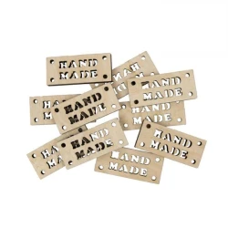 Набор заготовок Rosa Talent Тег 4 Handmade, 4.5x2 см, фанера, 10 шт Набор заготовок Rosa Talent Тег 4 Handmade, 4.5x2 см, фанера, 10 шт