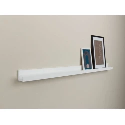 Полка для фоторамок JYSK Avnede, 115x6x7 см, МДФ/фольга, белый Полка для фоторамок JYSK Avnede, 115x6x7 см, МДФ/фольга, белый