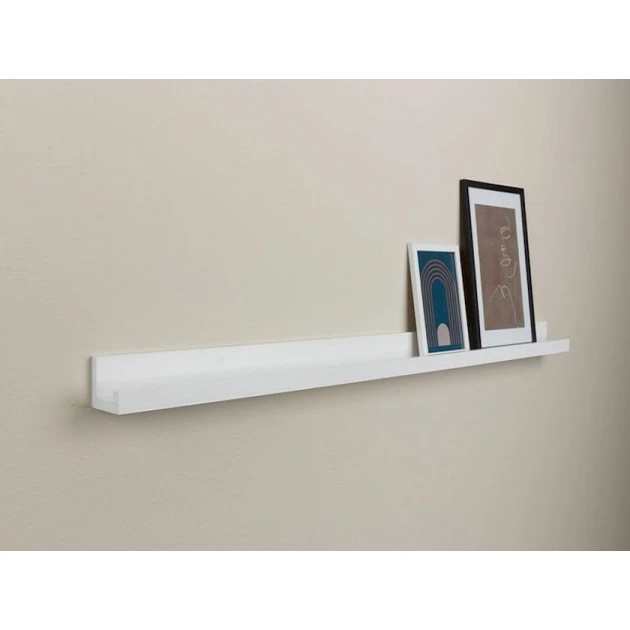 Полка для фоторамок JYSK Avnede, 115x6x7 см, МДФ/фольга, белый Полка для фоторамок JYSK Avnede, 115x6x7 см, МДФ/фольга, белый